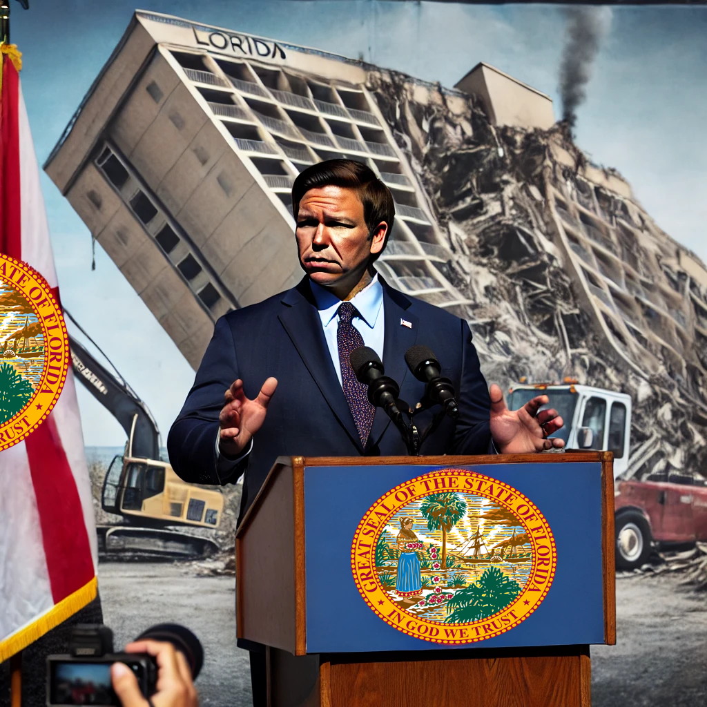 Florida Condo Crisis Deepens: DeSantis Passes the Buck to Legislators