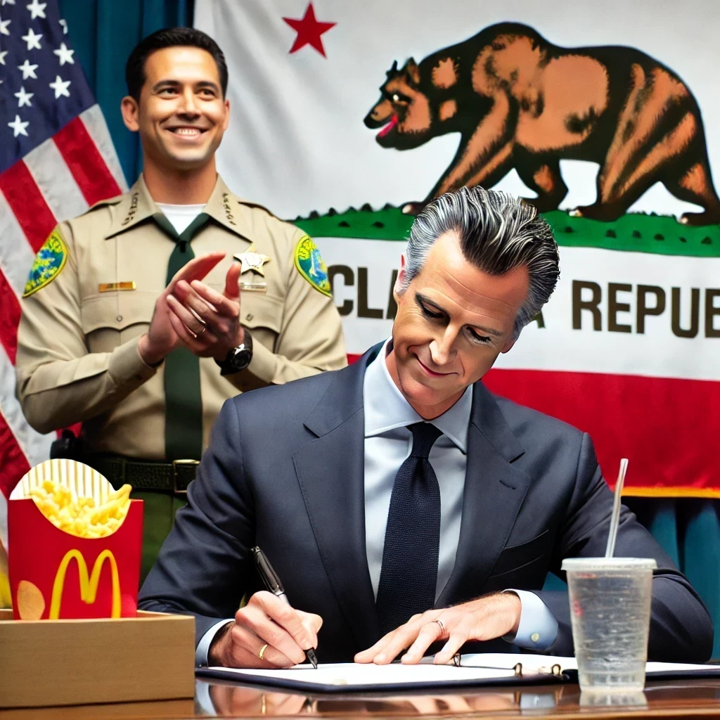 McDonald’s Global Sales Fall: Newsom’s California Fast Food Minimum Wage Not The Cause